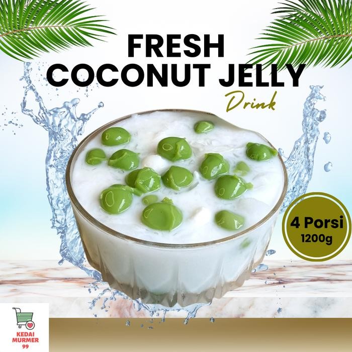 

Coconut Jelly Es Kelapa Jelly Muda Dessert Minuman Segar Enak