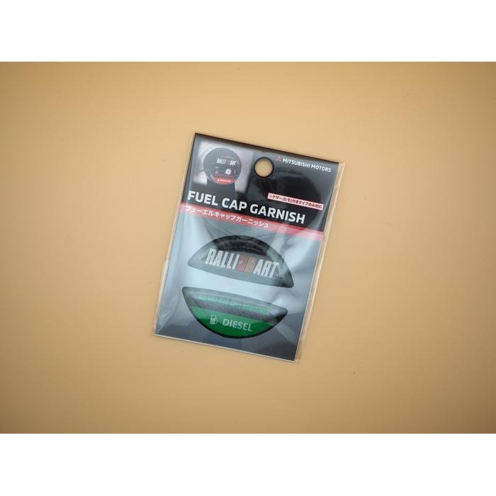 PREMIUM Fuel Cap Garnish Mitsubishi Ralliart Original Made in Japan