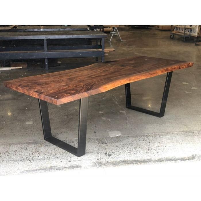 ASLI Meja Makan Kayu Trembesi Solid ukuran 120 - 180cm Meja Kantor READY STOCK