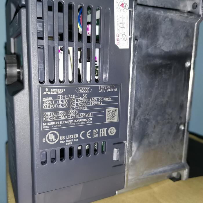 FR-E740-1.5K INVERTER MITSUBISHI 3PH 380V 1.5KW