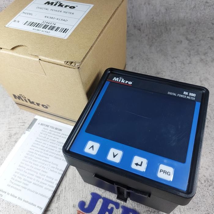DIGITAL POWER METER MIKRO RX380 MODBUS RS485 MIKRO RX380-415AD DIMENSI 96X96 DPM MIKRO
