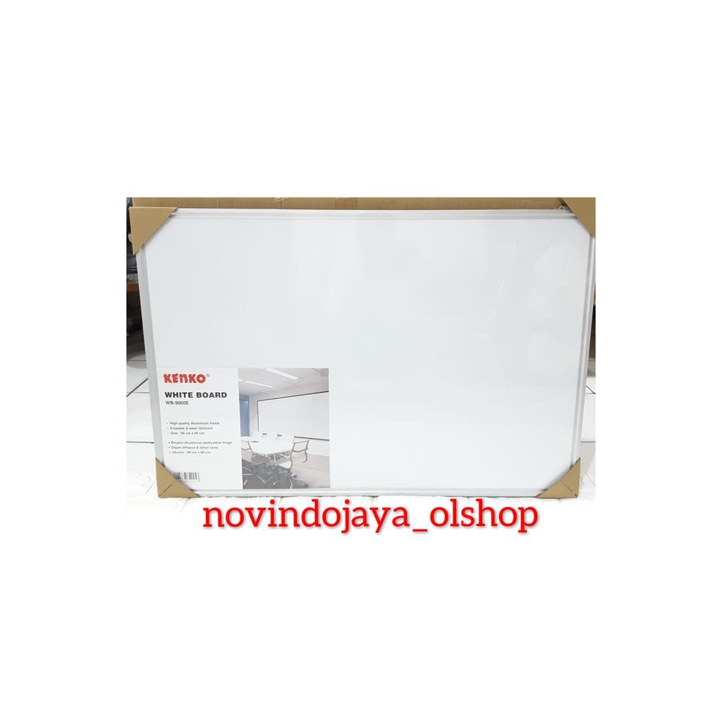 

Papan tulis White board Kenko 90x60 cm