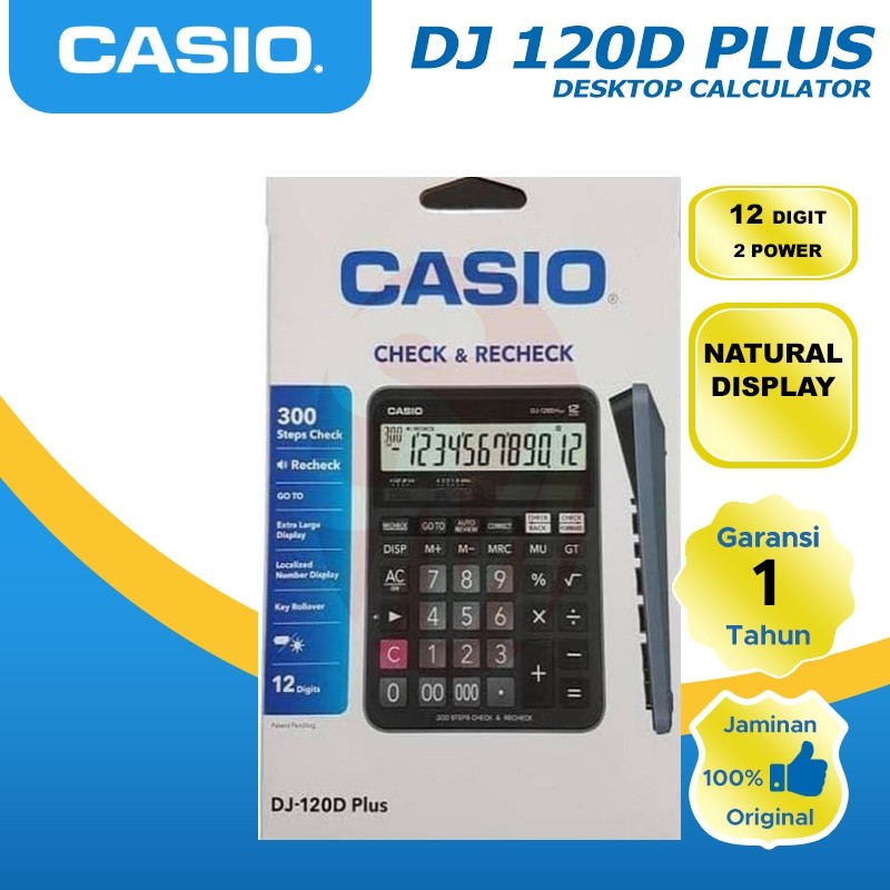 

KALKULATOR DJ-120DPLUS