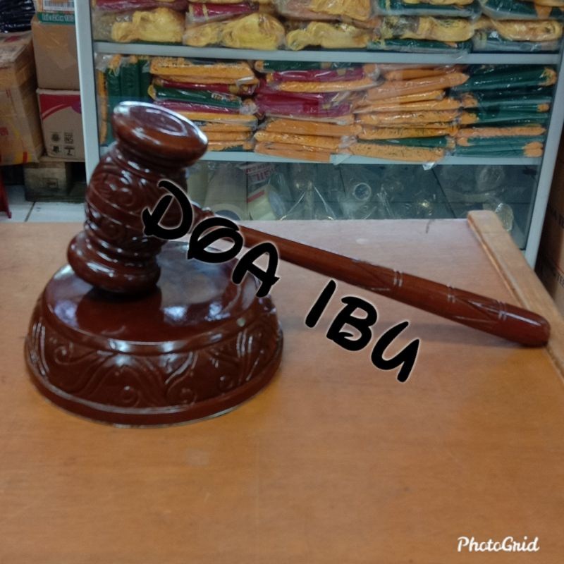

best seller Palu Sidang Ukiran palu ukiran jati exclusive ready stock
