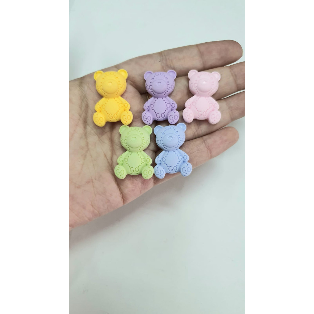 100pcs Clay BerResin Art Charm Beads