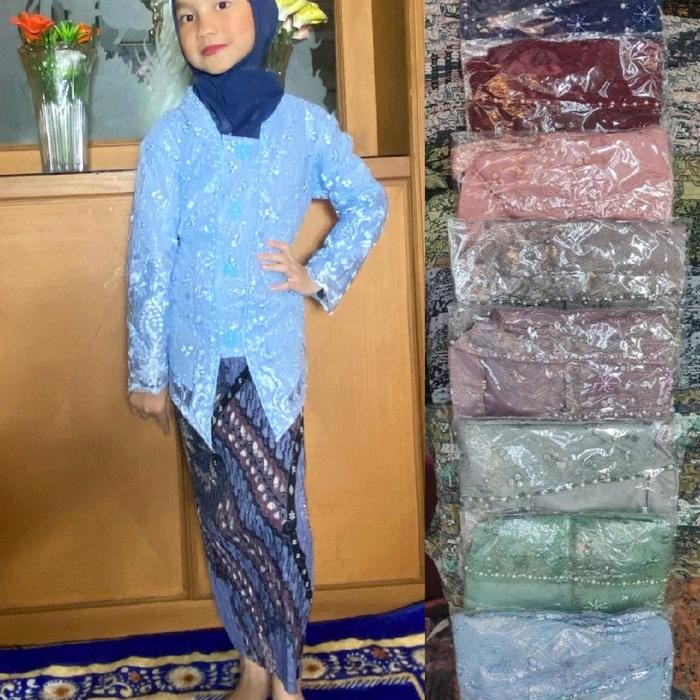 SALE  SALE  KEBAYA KUTU BARU MODERN KUTU BARU ANAK/KEBAYA KUTBAR/KEBAYA ANAK TANGGUNG BAJU