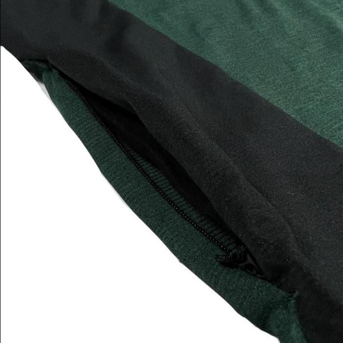 MURAH.. OAK RANGE 2.0 QUARTER-ZIP PULLOVER JACKET - GREEN/BLACK