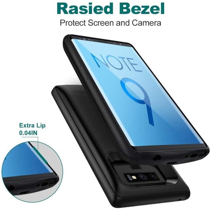 Original.. Power Case 5000Mah For Samsung Galaxy Note 9 Powerbank Cover Softcase X2