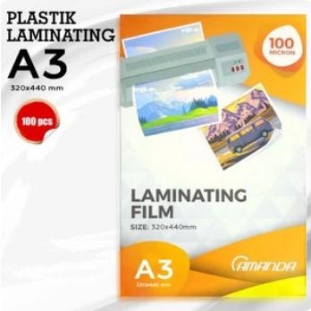 

SendToday- Plastik Laminating Press A3 Amanda 100 Micron Size 320 X 440Mm