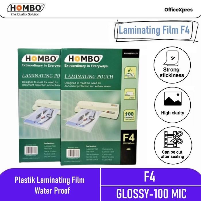 

SendToday- Laminating Film Ukuran F4 Hombo