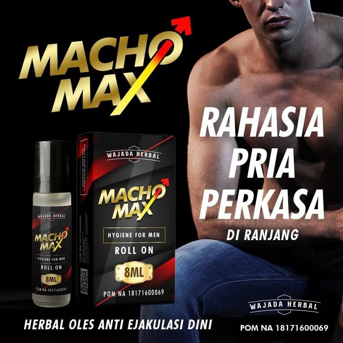 terjaminDiKita- Macho maxs oles original 8 ml macho max hygiene for men