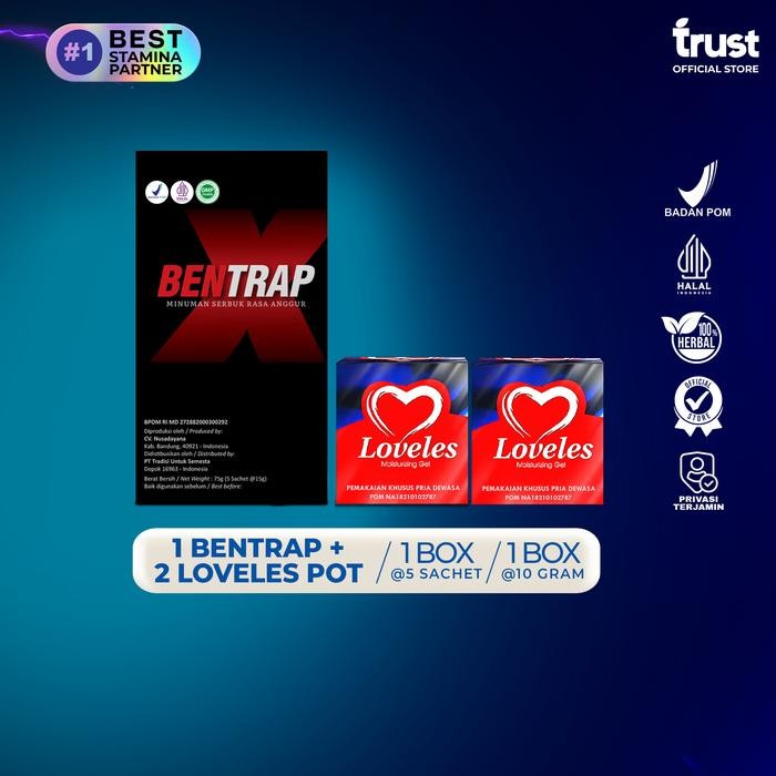 terjaminDiKita- Bentrap 1 Box + Loveles Pot 2 Box [Bundling Package]