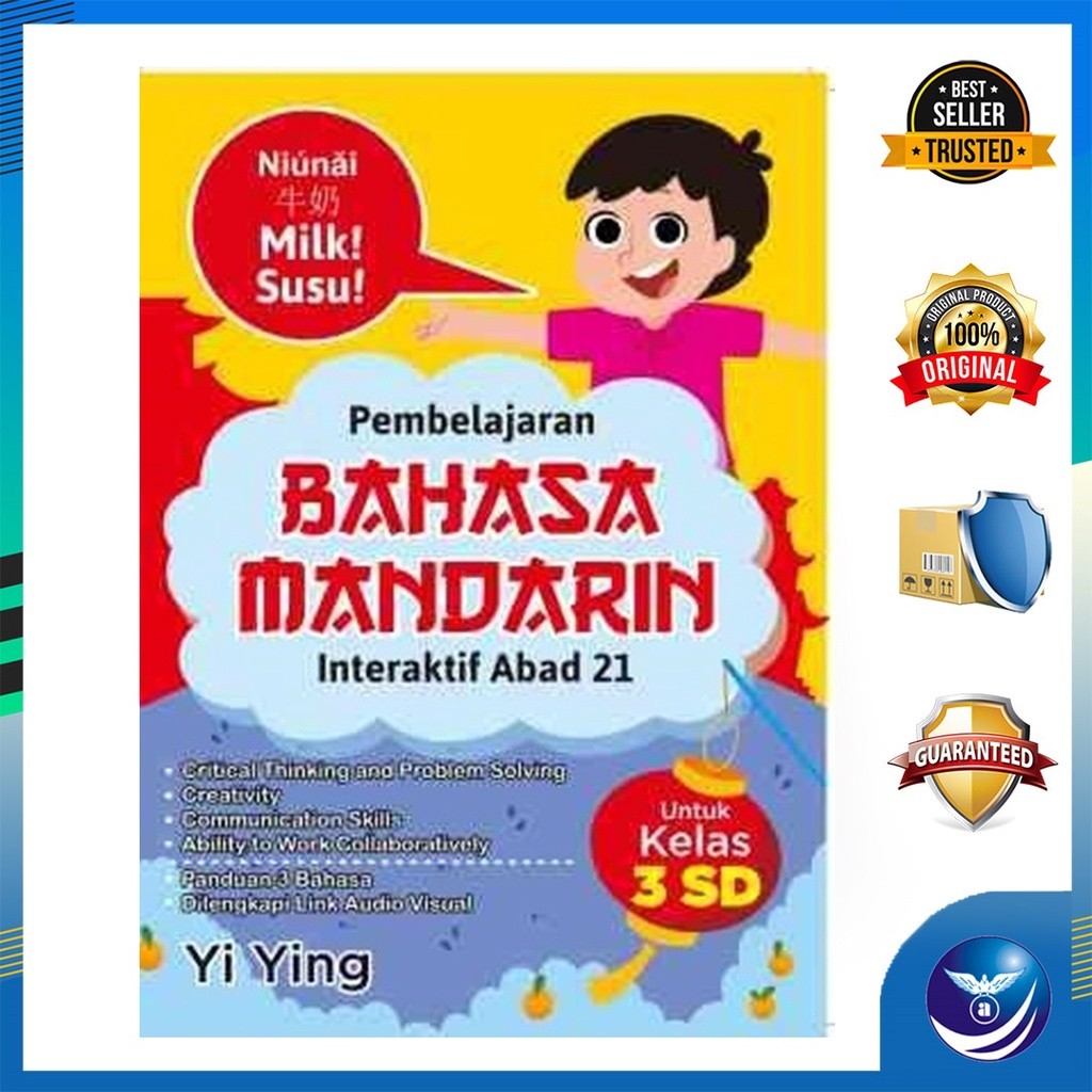 Penerbit Andi - Buku Pembelajaran Bahasa Mandarin Interaktif Abad 21 untuk Kelas 3 SD
