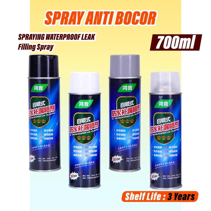 Cat Tambal Atap Bocor Spray - Spray Tambal Dak Atap Bocor Anti Air *