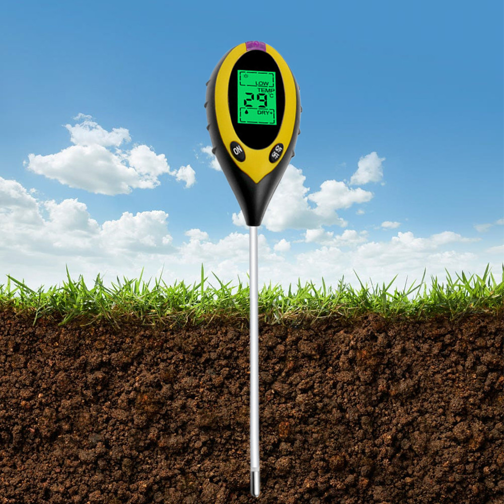 Wireless Soil PH Meter Tester Soil Tester PH Moisture meter Temperature Sunlight Intensity measureme