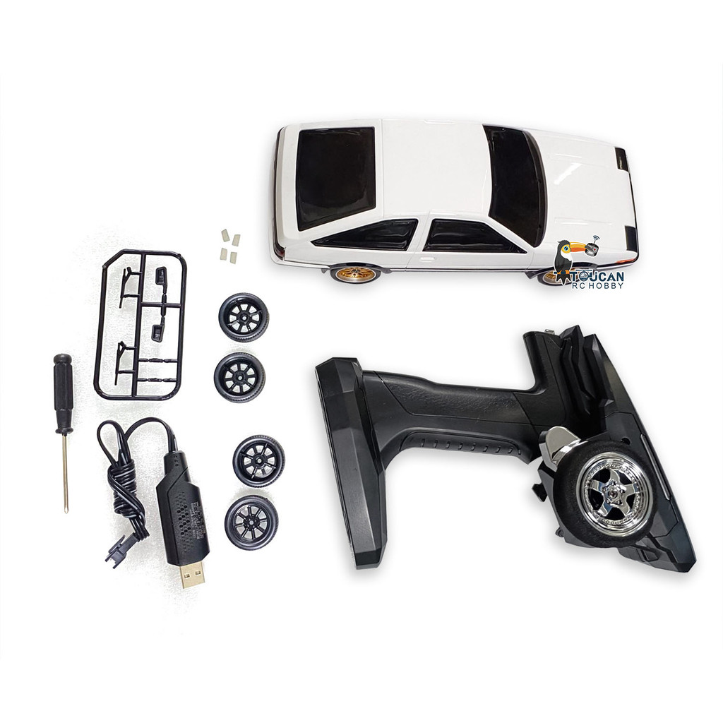 Ldrc Ld1801 1/18 Mini Rc Drift Car Rwd Ae86 Radio Control Racing Painted Assembled Vehicles Flip