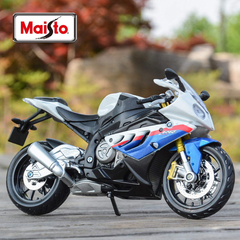 Maisto 1:12 Bmw S 1000 Rr Die Cast Vehicles Collectible Hobbies Motorcycle Model Toys