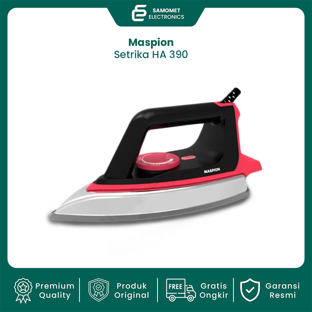 NEW PRODUCT MASPION AUTOMATIC IRON SETRIKA HA-390 SETRIKA MASPION SETRIKA YANG BAGUS DAN CEPAT LICIN