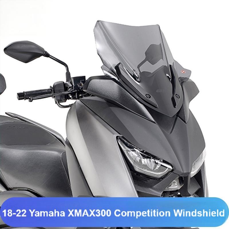 For 18-22 Yamaha Xmax300 Modified Windshield Front View Mirror Windshield Competitive Windshield