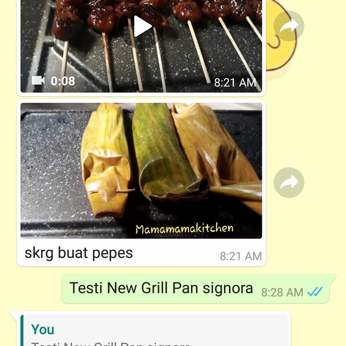 Pawongenz Grill Pan Signora Alat Panggang Antilengket + Bonus