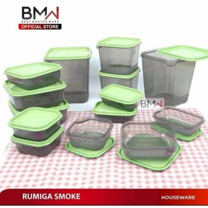 Kenanganpawon Toples Makanan Rumiga Smoke Bmw - Otaru Sealware Smoke Isi 14Pcs