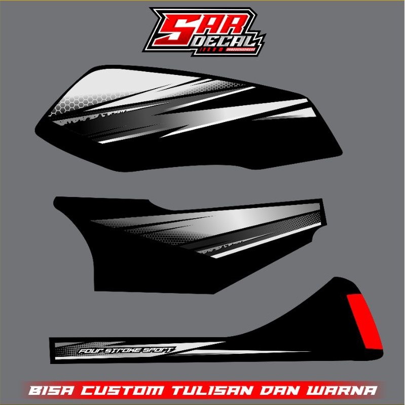 STRIPING GL PRO GL MAX VARIASI KEREN HEREX - STRIPING GL HEREX LES STIKER GL HONDA GL STIKER MOTOR