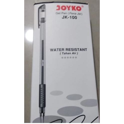 

[SPM] Pen gel jk 100 hitam - Hitam [SHO]