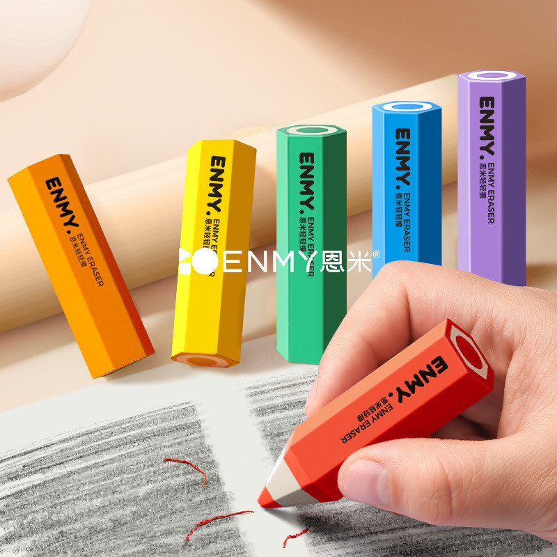 

ENMY Penghapus 1 SET ISI 6 PCS Warna Pelangi