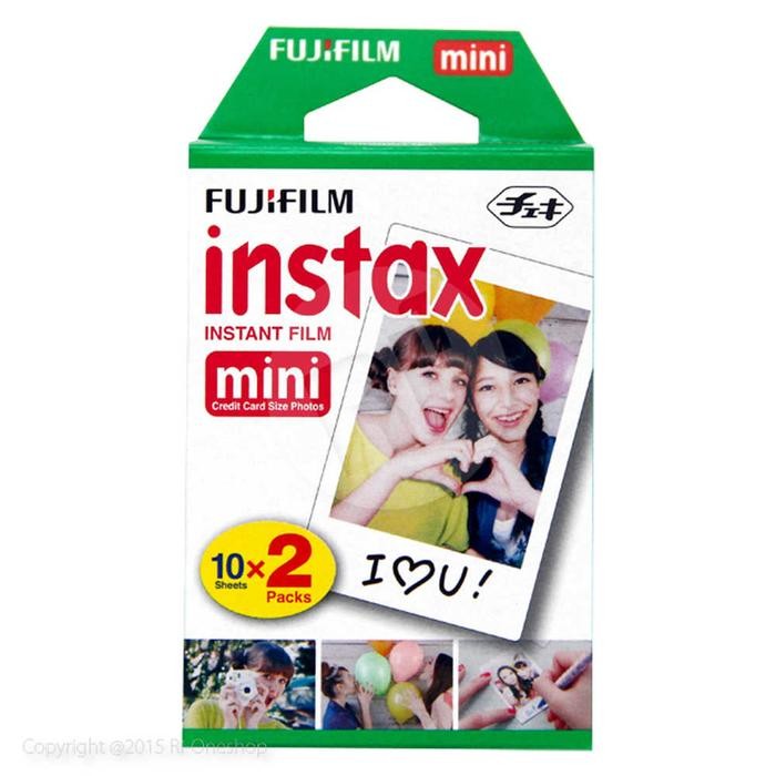 TERBARU Fujifilm Refill Instax Mini Film Twinpack Plain - 20 Lembar - Instax HOT SALE