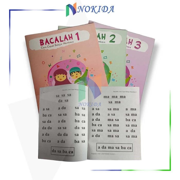 

ID NOKIDA BUKU BELAJAR MEMBACA ANAK [BACALAH 1, 2, 3] / BUKU CARA CEPAT BELAJAR MEMBACA LANCAR /
