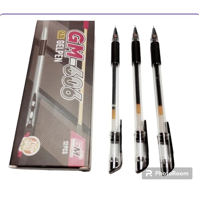 

ID PULPEN GEL GM 606 GEL PEN ISI 12 PCS / BOX