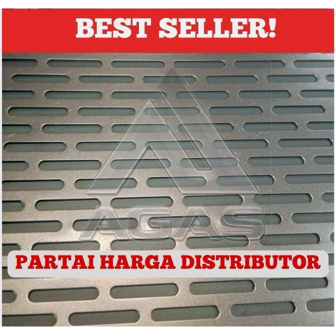 Ready Plat Lubang Besi Perforated Kapsul 5X30Mm