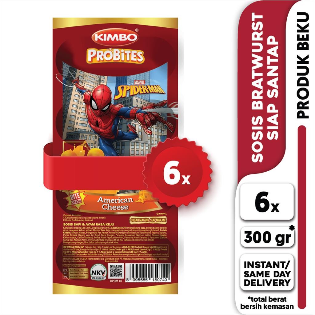 

KIMBO Probites American Cheese 6 Pack