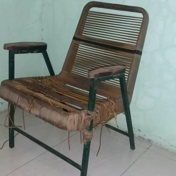 tali karet pentil/rotan plastik bahan anyaman kursi