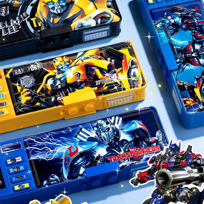 

ID KOTAK PENSIL MULTIFUNGSI MOTIF KARTUN UNTUK ANAK LAKI-LAKI /TRANSFORMER PASSWORD PENCIL CASE