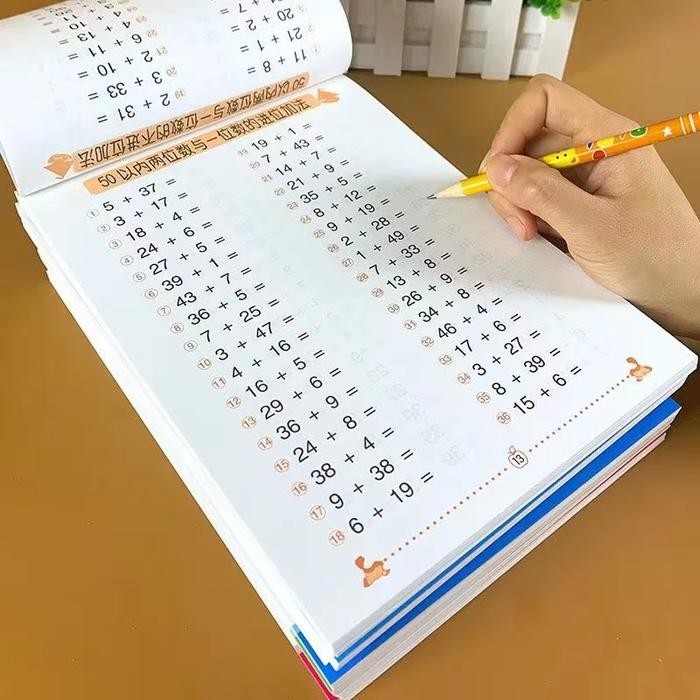 

ID SOAL LATIHAN PENJUMLAHAN DAN PENGURANGAN BUKU KERJA MATEMATIKA ANAK (10-100)PERKALIAN DAN