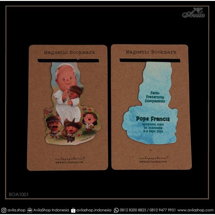 

ID BOOKMARK MAGNETIC POPE FRANCIS