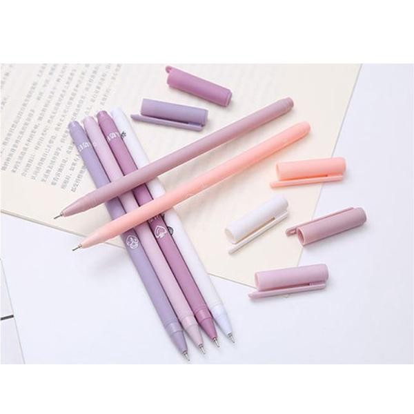 

ID 1 SET 6 PCS PULPEN GEL WARNA PASTEL MORANDI COLOR LUCU KAWAI ESTETIK TINTA GEL HITAM HB1387