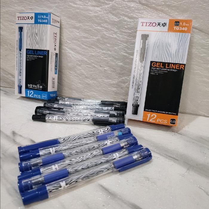 

ID PULPEN GEL TANDA TANGAN 1.0 MM /PEN PARAF MEREK TIZO TG-340 ISI 12 PCS MURAH
