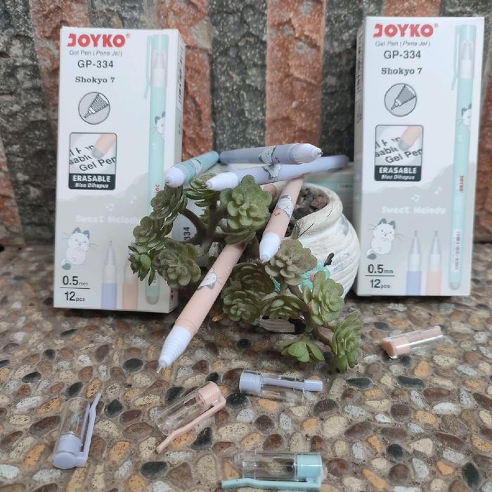

ID PENA GEL HAPUS JOYKO SHOKYO 7 GP-334 ISI 12 PCS 0.5 MM