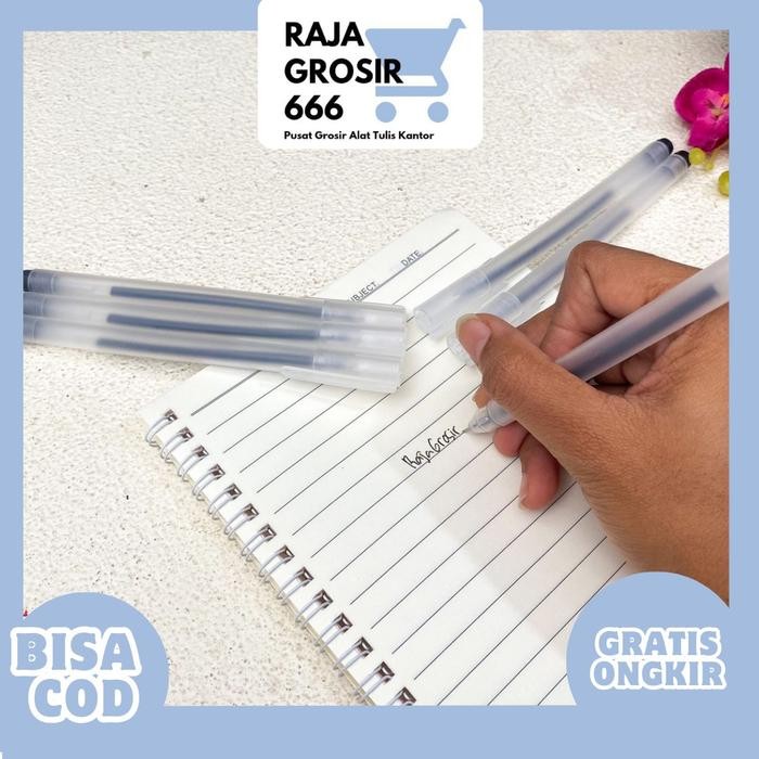 

ID PENA GEL TRANSPARAN DOFF 0,5 MM PG-1515 MURMER ALAT TULIS KANTOR BAGUS LUCU IMUT KADO UNIK