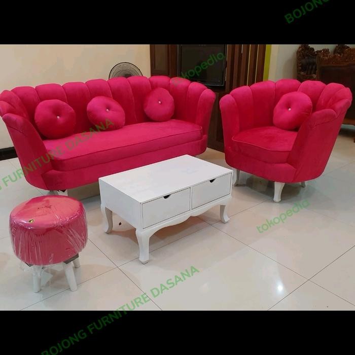 Terlaris Sofa Minimalis Retro Kerang Jumbo