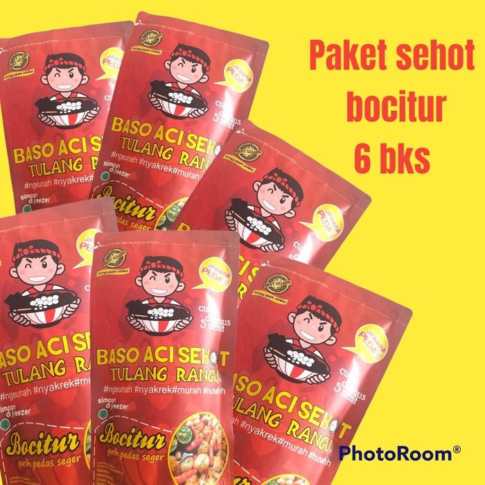 

PAKET BUNDLING BASO ACI TULANG RANGU (BOCITUR) SEHOT ISI 6 BUNGKUS BAWANG FOOD PEDAS KUAH