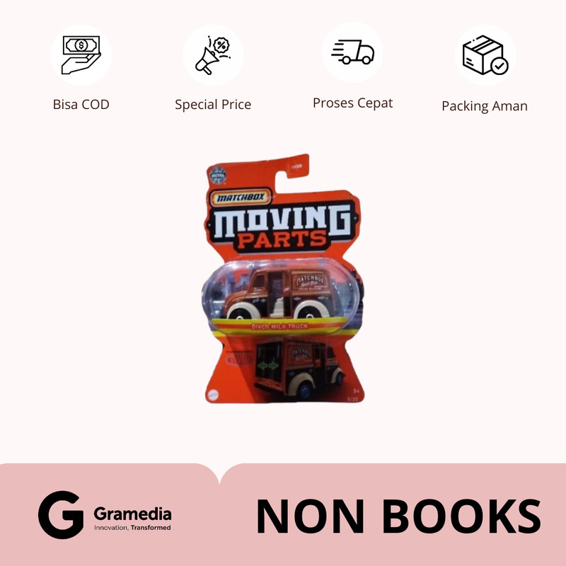 

Matchbox Moving Parts 1:64 Ast 6Fwd28 - Motif Random