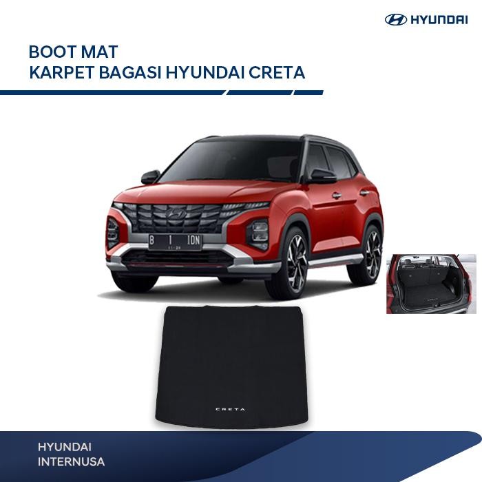 Boot Mat Karpet Bagasi Aksesoris Hyundai Creta
