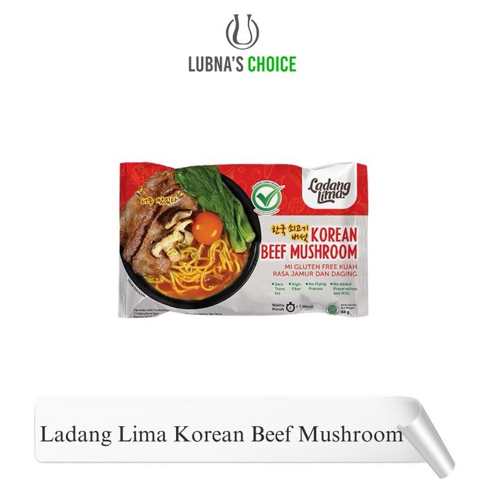

MIE KOREA, KOREAN BEEF MUSHROOM LADANG LIMA GLUTEN FREE, MIE SEHAT
