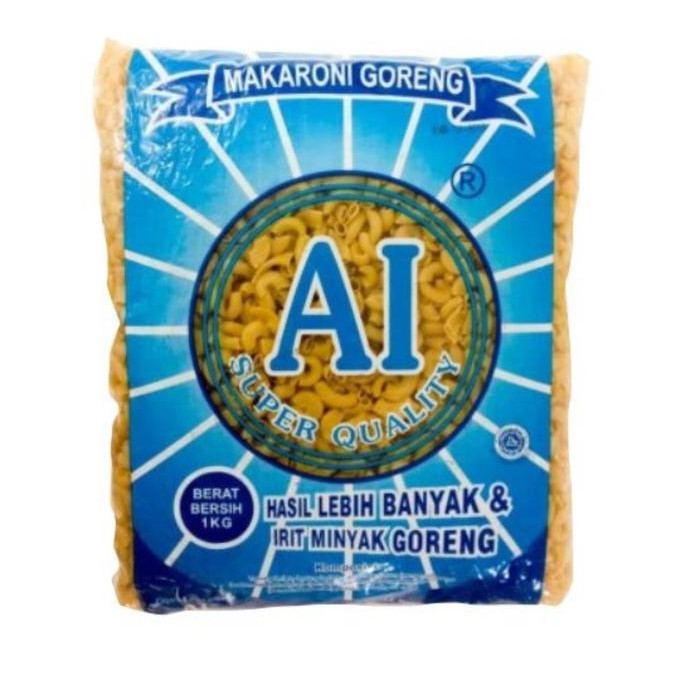 

MURAH MAKARONI GORENG MERK A1 BIRU BANTET KEMASAN 1 KG