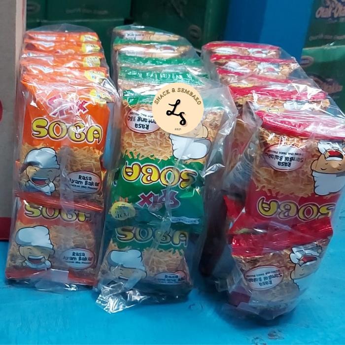 

SPIX SOBA MIE 1 PACK ISI 10 PCS X 10GR LM SNACK