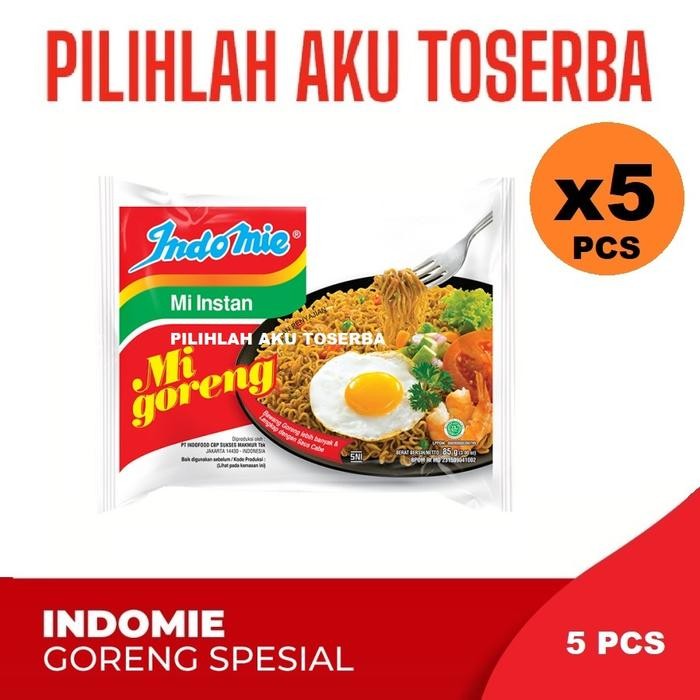 

MIE INSTANT INDOMIE GORENG SPESIAL - ( HARGA 5 PCS )