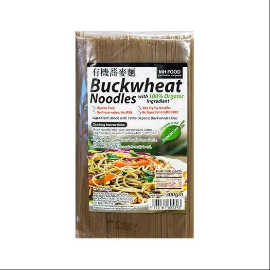 

ORGANIC BUCKWHEAT NOODLE GLUTEN FREE 300 G